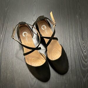 Black Dress/Casual heel